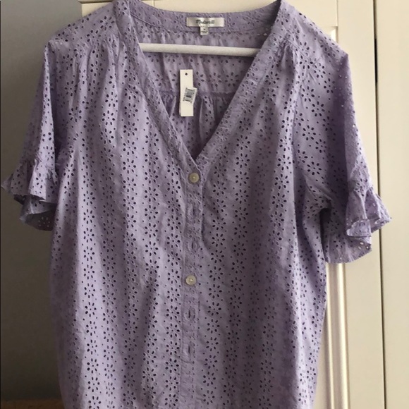 NWT Madewell Eyelet blouse 👚 - Picture 2 of 4